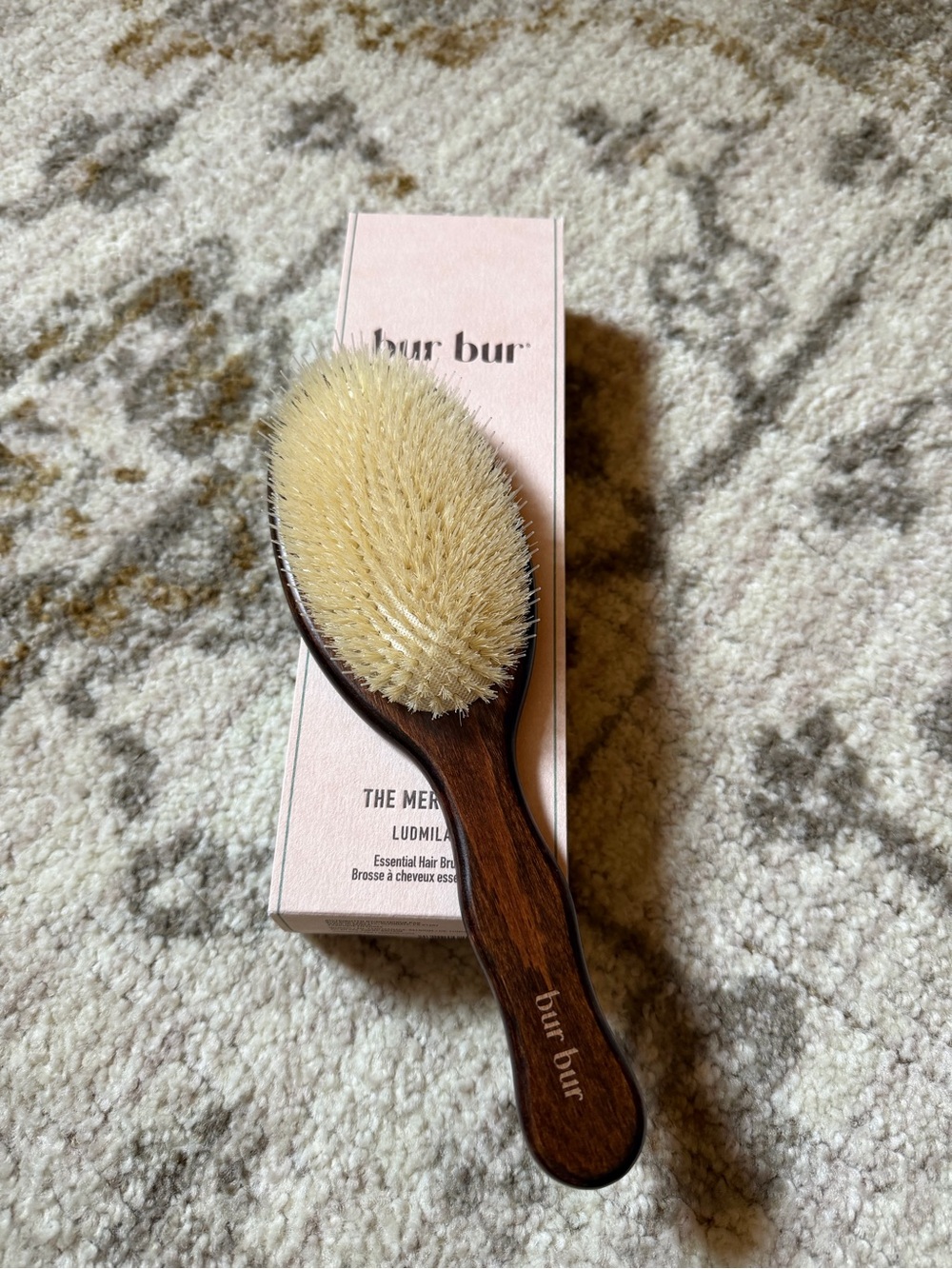 Bur Bur the mermaid essential boar bristles brush